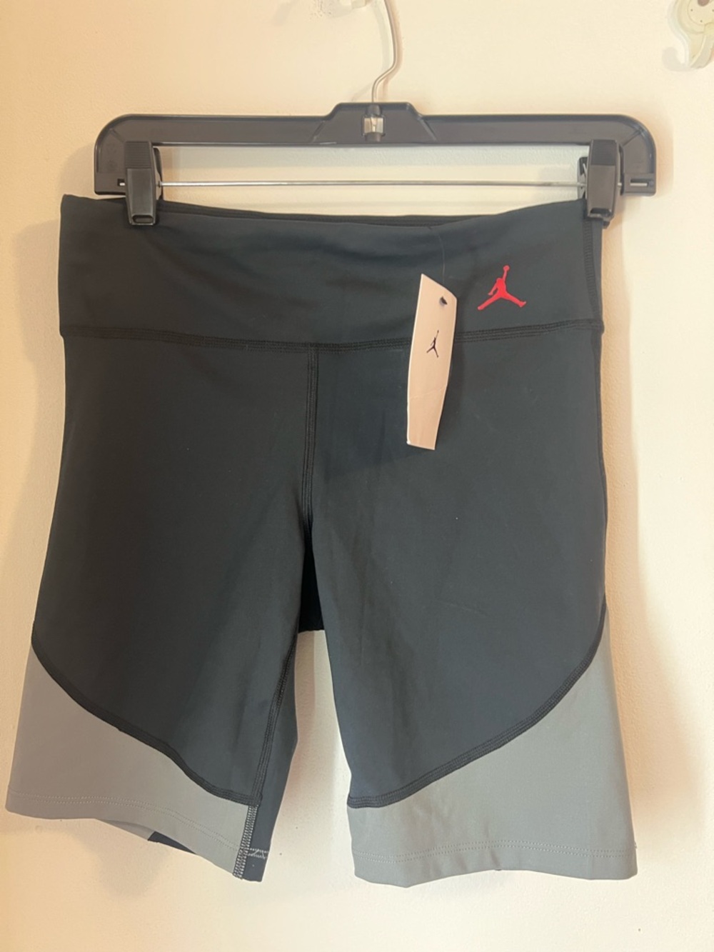 Jordan Black and Gray Heritage Shorts Women’s
